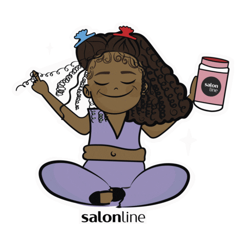 Girl Beauty Sticker by Salon Line