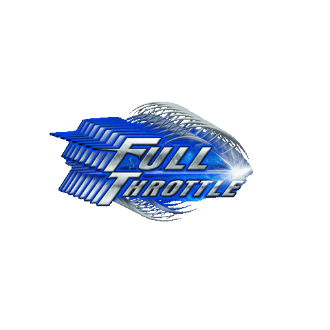 SixFlagsMagicMountain giphygifmaker roller coaster full throttle six flags magic mountain Sticker