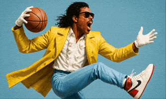 Basketball 80S GIF by Jukebox Saints