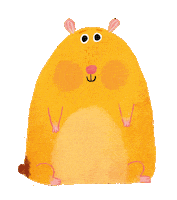 Happy Hamster Sticker