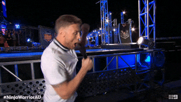 happy channel 9 GIF by Australian Ninja Warrior