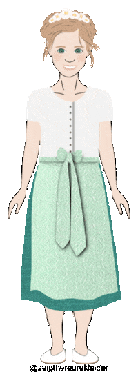 Dirndl Sticker by zeigthereurekleider for iOS & Android | GIPHY