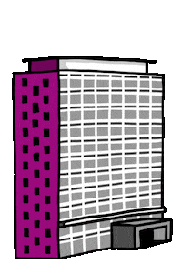 Hochhaus Sticker by Christian-Albrechts-Universität zu Kiel (CAU) / Kiel University