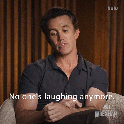 Ryan Reynolds Laughing GIF by Welcome to Wrexham