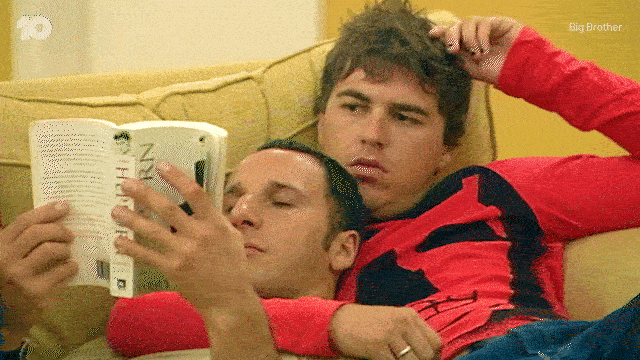 Book Reading GIF by Big Brother Australia