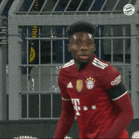 Alphonso Davies Football GIF by FC Bayern Munich