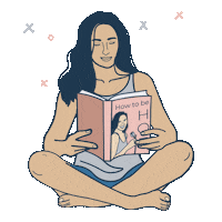 theladiescoach book reading meditation tlc Sticker