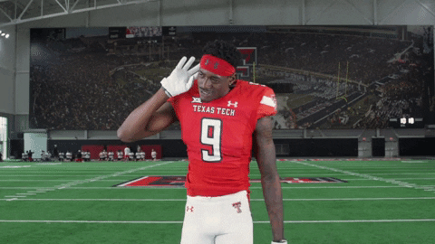 Tj Vasher GIF by Texas Tech Football