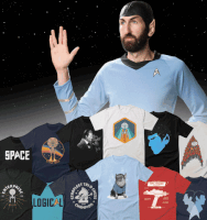 Threadless art star trek spock tee GIF