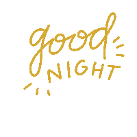 Tired Good Night Sticker