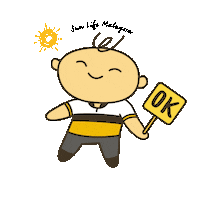Ok Sticker by Sun Life Malaysia