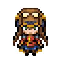 A2TwillDraw germany pixel art video game kid Sticker