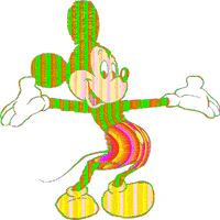 mickey mouse wtf GIF by LetsGlitchIt