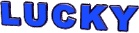 lucky text Sticker