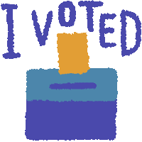 Illustration Voting Sticker