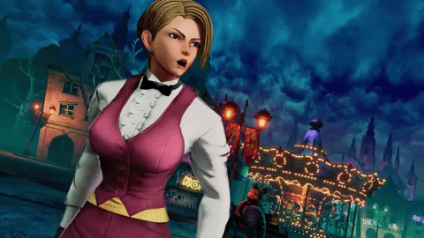 IceWater714 giphygifmaker king kof king of fighters GIF