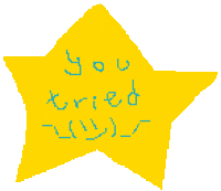 8 Bit Shrug Sticker