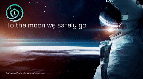 SafemoonOfficial giphyattribution crypto to the moon safemoon GIF