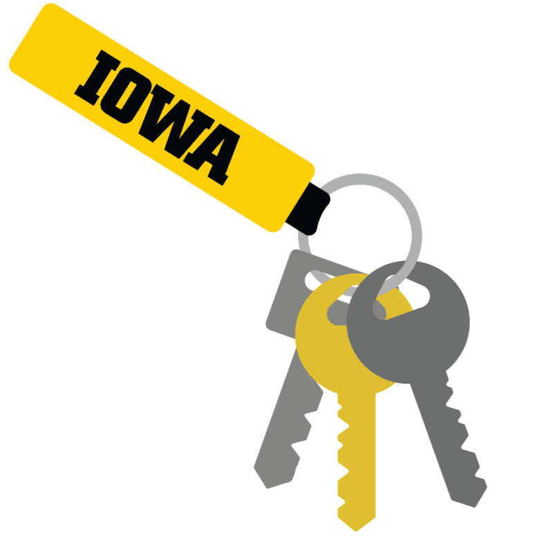 College Hawkeyes Sticker by University of Iowa