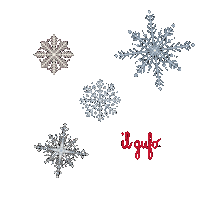 Snow Winter Sticker by Il Gufo