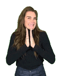 Excited Proud Of You Sticker by Brooke Shields