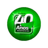 sicredinortesul0720 sicredi 40 anos sicredinortesul sicredi 40 anos Sticker