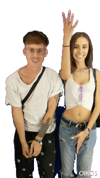 Celebration Couple Sticker by Oikos Canada