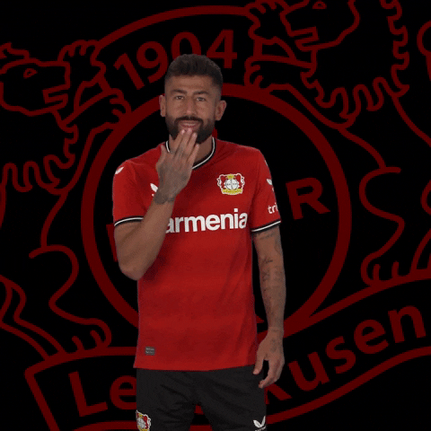 I Love You Kiss GIF by Bayer 04 Leverkusen