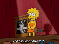 lisa simpson singing GIF