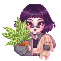 Neon Plants Sticker