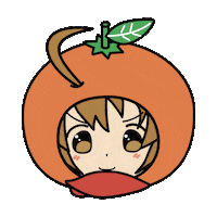 Girl Fruits Sticker by Entowa's