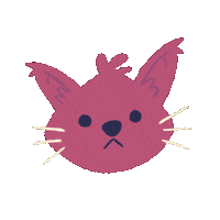 Quillustration cat yes animal kitty Sticker