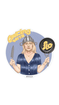 Artmathilde style cooking procreate looks Sticker