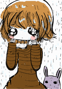 Raining Sweet Girl GIF by Florens Debora