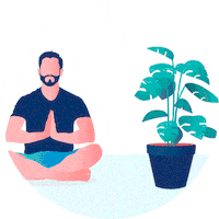 Yoga Sticker by Doctolib
