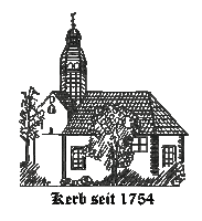 Kerbverein baum kranz kerb 1754 Sticker