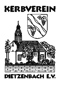 Kerbverein 1754 kirchweih dietzenbach rummel Sticker