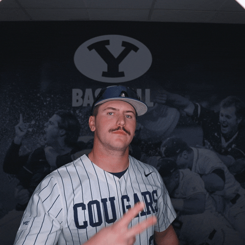 Sport Baseball GIF by BYU Cougars