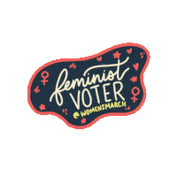 Voting Women Power Sticker by Women’s March