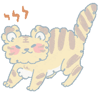 Angry Tiger Sticker