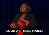 Nails Look At These GIF by The Tonight Show Starring Jimmy Fallon