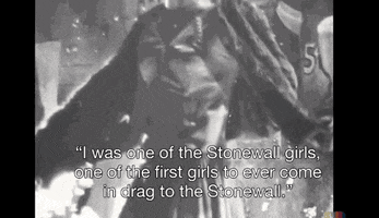 marsha p johnson mic GIF