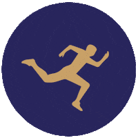 Fooks running man fooks fooksnl Sticker