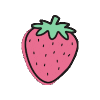 Pink Fruit Sticker by Mane