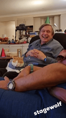 Happy Old Man GIF by STAGEWOLF