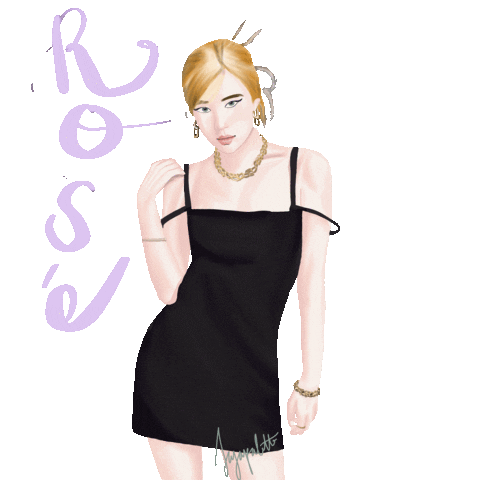 Fashion Illustration Sticker