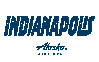 Travel Indianapolis Sticker by Alaska Airlines
