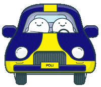 carpool poli Sticker by Vai de Carona