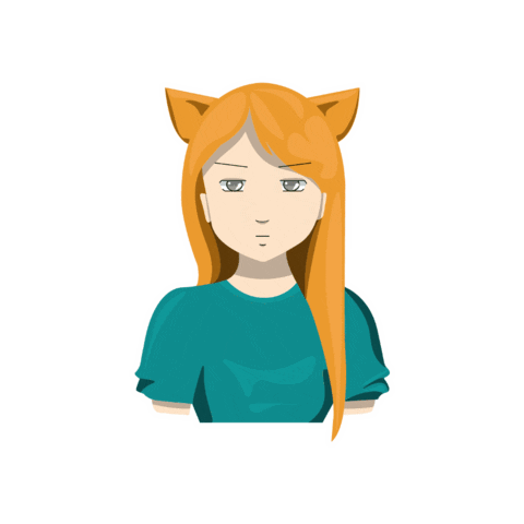 nyankou giphygifmaker what umm not funny Sticker