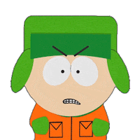 Angry Kyle Broflovski Sticker by South Park